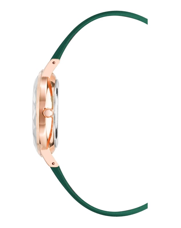 Geschlecht: Frauen
Hauptfarbe: Rose Gold
Uhrwerk: Quarz: Batterie
Anzeigeformat: Analog
Wasserdichtigkeit: 0 ATM
Schliessung: Dornschließe
Funktionen: Keine Zusatzfunktion
Gehäusefarbe: Rose Gold
Material des Gehäuses: Metall
Gehäusebreite: 34
Länge des Gehäuses: 34
Verkleidung: Keine
Farbe des Armbands: Grün
Material des Armbands: Kunstleder
Breite der Armbandverbindung: 14
Umfang des Handgelenks (max.): 20.5
Lieferung umfasst: Uhrenbox
Stil: Mode
Gehäusehöhe: 8
Glas: Mineralglas
Displayfarbe: Grün
Gangreserve: Keine Automatik
Lünette: keine
Uhren Extra: Keine