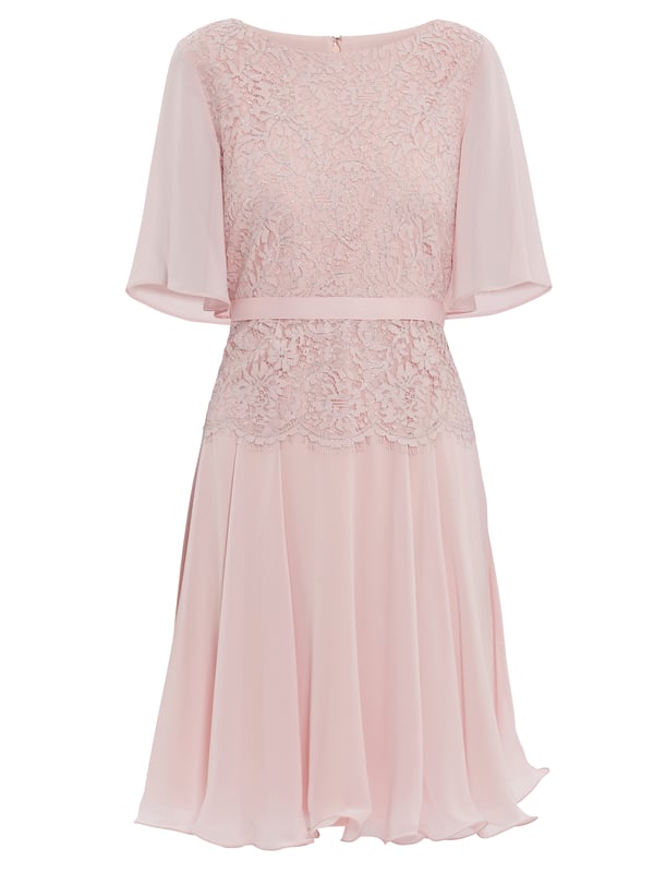 Chiffon peplum dress cheap