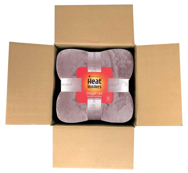 It’s what many of you have been waiting for! The phenomenal success of Heat Holders socks has led to several additional products, such as hats and Gloves (and the new Snugover fleece jumper!) and now thermal blankets with all the warmth and comfort known of the Heat Holders technology. Our new Heat Holders Thermal Blanket is made of a luxuriously soft fur-like fleece we call Heatweaver, that has been developed with the main intention of being efficient at retaining heat, which is why it has an official tog rating of 1.7 TOG – it’s measurably warmer to the touch. The Heat Holders Thermal Blanket is a large 180 x 200 cm so it lets you wrap up and unwind on those cosy lounge-around days! It’s incredibly soft and very easy to look after, as it’s fully machine washable. So, with heating costs rising, don’t get cold – get a Heat Holders Thermal Blanket! With many different uses this blanket can fit in any room of the house. It is also a perfect gift for Christmas or any occasion, as it comes packed in a box to make wrapping up easier! A ribbon is also wrapped around the blanket inside the box for those extra presentation points. Available in 16 bright and classic colours, so you can for-sure find one to match your room or pick whatever you fancy!