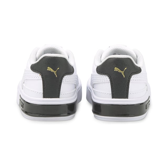 Basket Puma Cali Star AC Jungen Weiß Leder. Authentischer Schuh der Marke Puma - Streetwear/Sportswear Design von Puma - Puma für modebewusste Jungen, perfekt für den Alltag - Weiße Puma Sneakers passen hervorragend zu Ihrer Garderobe - Bequemer Lederstoff - Klassisches elastisches Material - Cali Star AC - Textil.