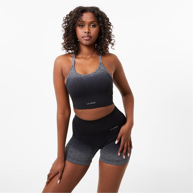 USA Pro Womens Ombre Seamless Sports Bra