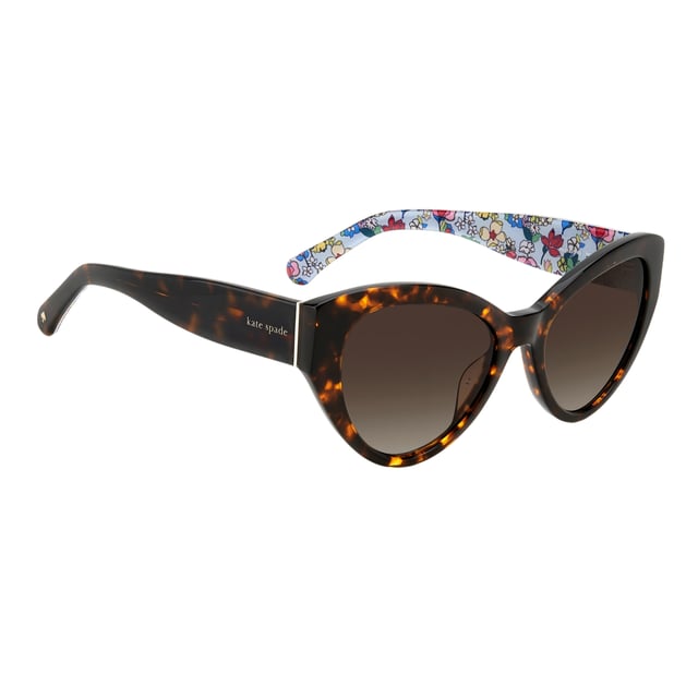 KATE SPADE PAISLEIGHS086 woman's sunglass• material: acetate• color: brown• size: 55/17/140 mm (lens width / bridge width / temple length)  100% UV PROTECTION