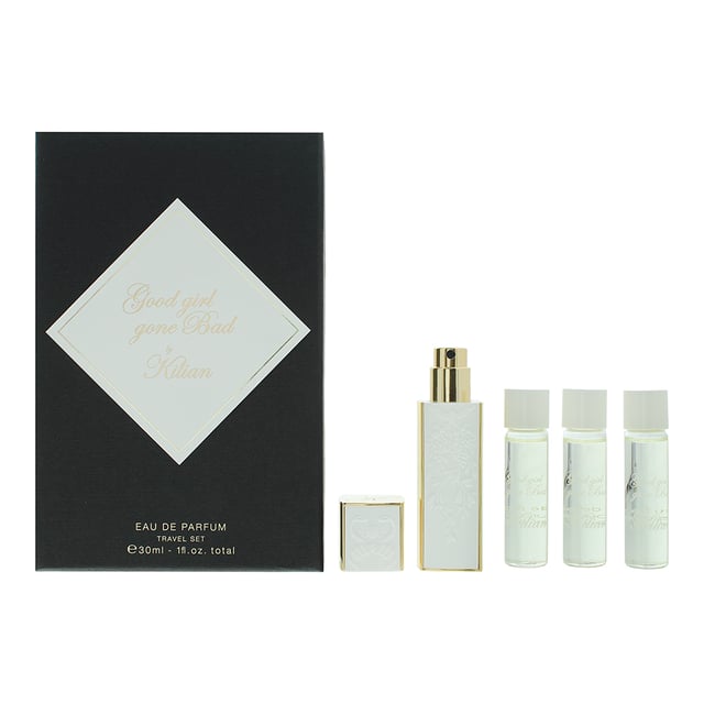 Kilian Good Girl Gone Bad a floral, luxurious and sophisticated fragrance designed for the modern woman launched in 2020. The fragrance opens with top notes of tunisian orange blossom and roses. The heart of the fragrance features a bouquet of jasmine and tuberose blended with some watery notes adding a touch of elegance and sophistication. The aroma is anchored by a base of musk, giving the fragrance a warm and inviting finish.