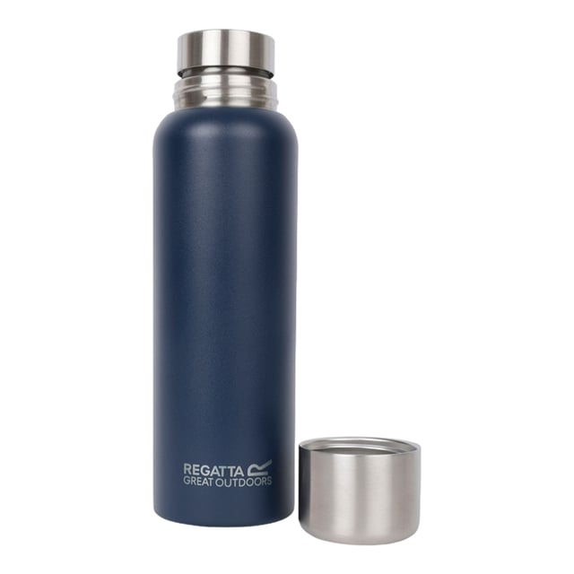 Material: Stainless Steel. Durable. Double-Walled, Hot Up To 6 Hours, Keeps Drinks Cold For 12 Hours, Leakproof, Non-Slip Base, Rubber Base, Screw Top Lid, Thermal, Vacuum Insulated, Wide Mouth. Design: Logo. Capacity: 750ml.