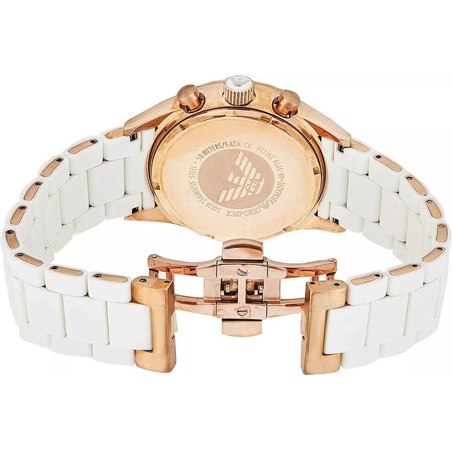 Emporio Armani AR5920 Ladies Sportivo Watch White display picture 3