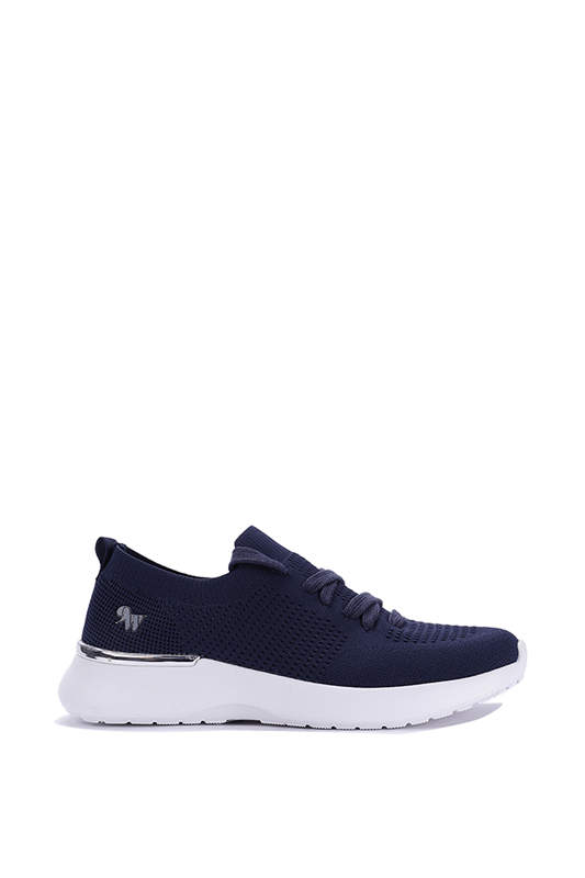 Nine West Women s Adashi Navy Slip On Trainer