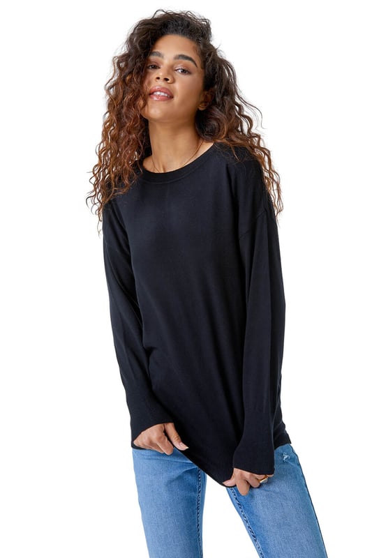 Plain crew neck jumper 2025