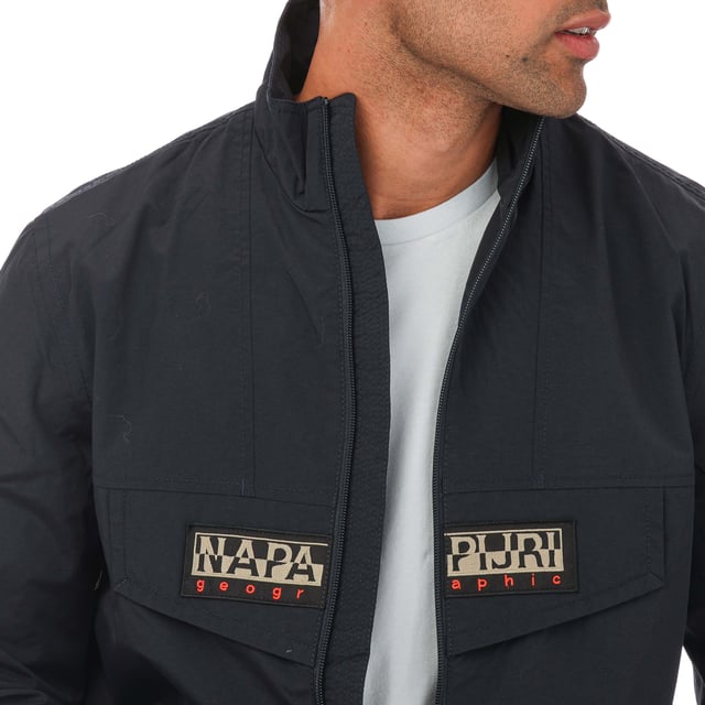 Napapijri Blue Polyamide Shell Jacket