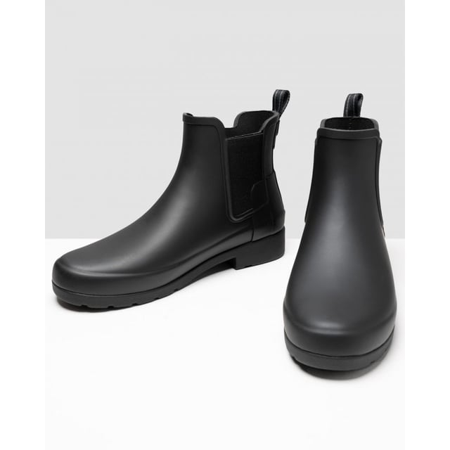 Hunter Refined Chelsea Logo Slim Fit Womens Boots