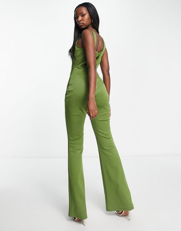 Asos khaki jumpsuit store