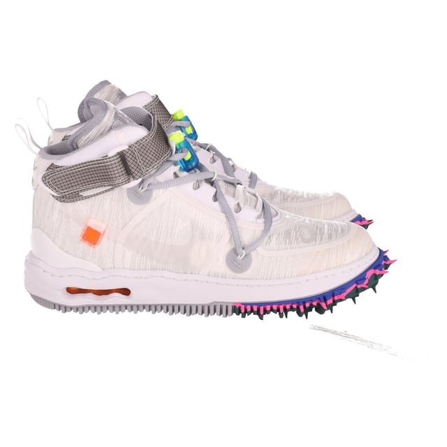 Nike Air Force 1 Mid x Off White collaboration in Synthetic White