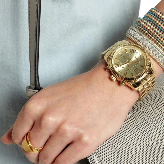 Michael Kors MK5556 Lexington Chronograph Champagne Dial  display picture 1