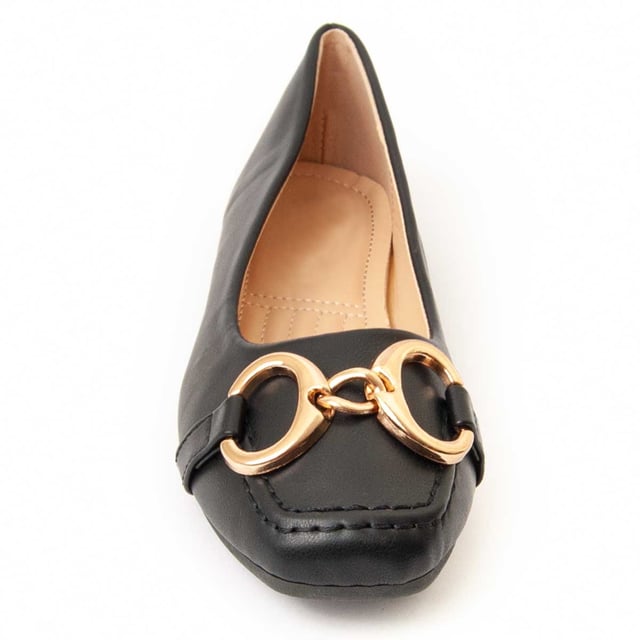 Casual ballerina voor dames. Comfortabele pasvorm. Gemaakt van veganistische materialen. Gemaakt door andere merken voor ons merk.