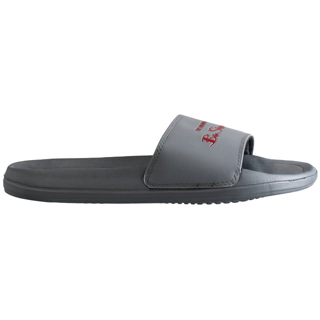 Ben Sherman Margate Slip-on Grey Synthetic Mens Flip-Flops BS20902_Grey/Red
