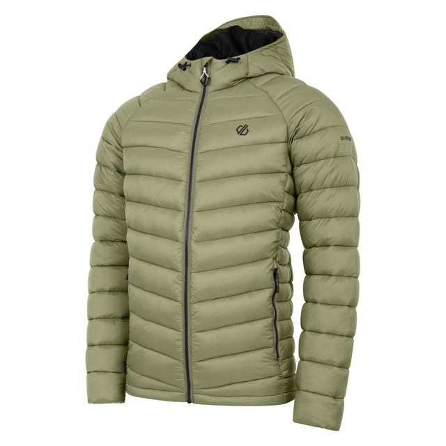 Outer Materials: 100% Polyamide. Lining Material: 100% Polyester. Fabric: Baffled, Performance. Filling: Iloft Ecofill. Design: Logo. Fabric Technology: Durable, Lightweight, Windproof. Neckline: Hooded. Cuff: Inner Elasticated. Sleeve-Type: Long-Sleeved. Packaway, Padded. Hood Features: Grown On Hood, Shockcord, Technical, Toggle Adjuster, Wired Peak. Fit: Snug Fit. Pockets: 2 Lower Pockets, Inner, Zip. Fastening: Full Zip. Hem: Shockcord Hem, Toggle Adjuster. XS: 36 in. S: 38 in. M: 40 in. L: 42 in. XL: 44 in. XXL: 48 in. 3XL: 51 in.