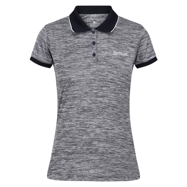Material: 100% polyester. Short sleeve polo shirt in high-wicking, quick-drying jersey fabric. The soft-touch marl polyester fabric provides cooling airflow and is soft to wear. Cut with a classic three-button fastening and lightly ribbed collar and cuffs. With the signature Regatta print on the chest. Size (chest): (6 UK) 30in, (8 UK) 32in, (10 UK) 34in, (12 UK) 36in, (14 UK) 38in, (16 UK) 40in, (18 UK) 43in, (20 UK) 45in, (22 UK) 48in, (24 UK) 50in, (28 UK) 54in, (30 UK) 56in, (32 UK) 58in, (34 UK) 60in, (36 UK) 62in.
