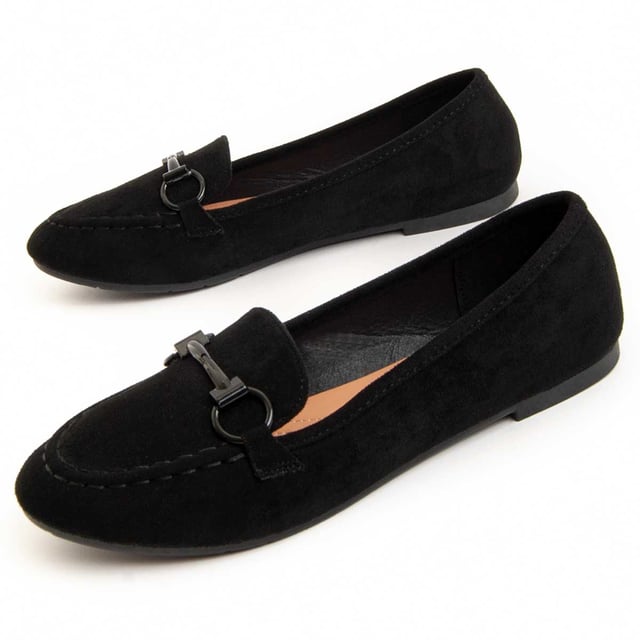 Casual ballerina voor dames. Comfortabele pasvorm. Gemaakt van veganistische materialen. Gemaakt door andere merken voor ons merk.