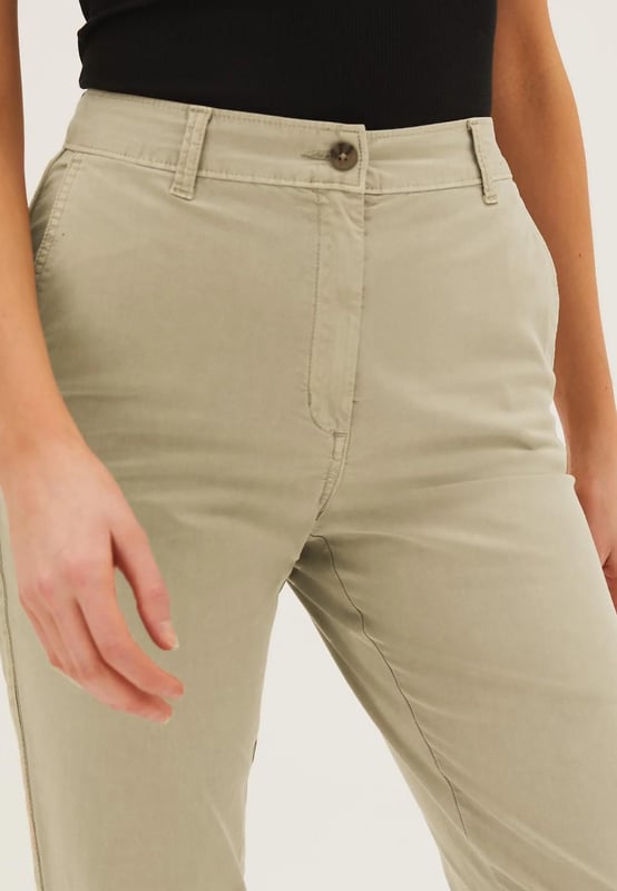 Marks Spencer Womens Ankle Grazer Chinos in Beige