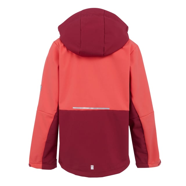 Regatta - "Haydenbury II" Softshelljacke für Kinder (Dunkel-Orange/Rot) Gewebe: Softshell, Stretch, gewebter Stoff. Design: Blockfarben, Logo. Rand: Reflektierend. Gewebetechnik: Atmungsaktiv, Wasserabweisend, Leicht, Wasserfest, windbeständig, winddicht, XTP. Mit Kapuze. Langärmlig. Bündchen: Klettverschlusslasche. Reißverschlussschutz. Kapuzenmerkmale: Abnehmbar, Elastisch. Taschenart: Zwei Taschen unten, Reißverschluss. Durchgehender Reißverschluss. Atmungsaktivitätsbewertung: 10000. Saum: anpassbar. Nachhaltigkeit: Aus recyceltem Material. 158: 81,28 cm. 164: 84 cm. 128: 66 cm. 140: 72,4 cm. 146-152: 78,74 cm. 104: 57,15 cm. 116: 61 cm. 170-176: 90,17 cm.