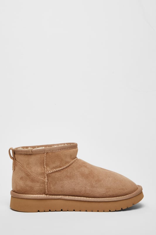 - Faux suede - Diamante detail - Faux fur lining - Pull on - Always check the wash care label