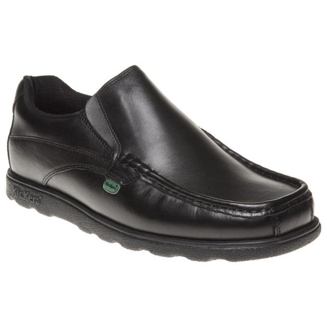 De Fragile Slip On loafer-schoenen van Kickers zijn slim en stevig met een bovenwerk van glad leer en gewatteerde enkelsteun. Verborgen elastische kruisje voor een stevige pasvorm, terwijl de gedempte inlegzolen en dikke rubberen zool deze schoenen praktisch maken voor dagelijks gebruik.