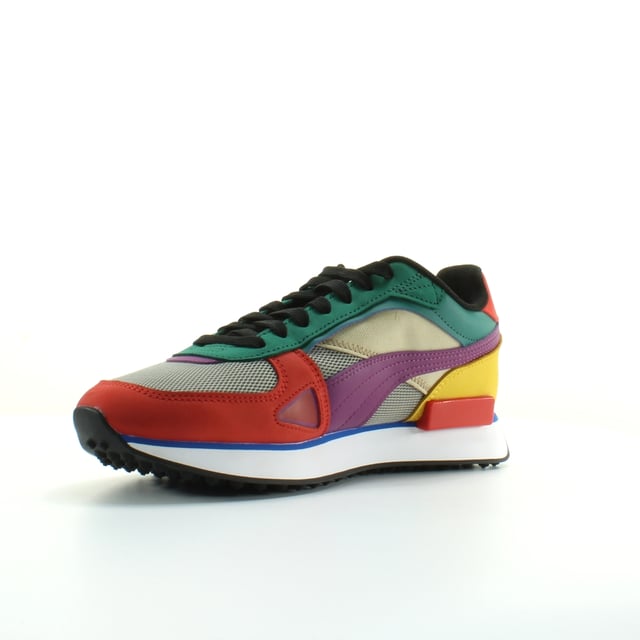 Puma Future Rider HF Los cientos de entrenadores de encaje textiles unisex 373726 01