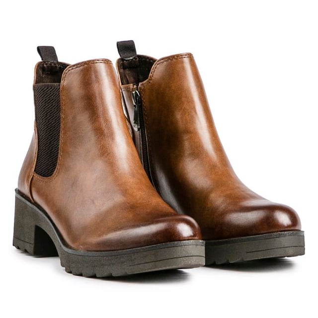 Marco tozzi store chelsea boots brown