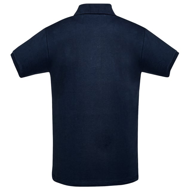 Taped neck. Rib knit collar. Two button placket with pearlised self colour buttons. Cuffed sleeves. Twin needle hem. Fabric weight: 180 gsm. Material: 100% ringspun combed cotton. Chest (to fit): S(36/38), M(38/40), L(41/42), XL(43/44), XXL(45/47), 3XL(47/49).