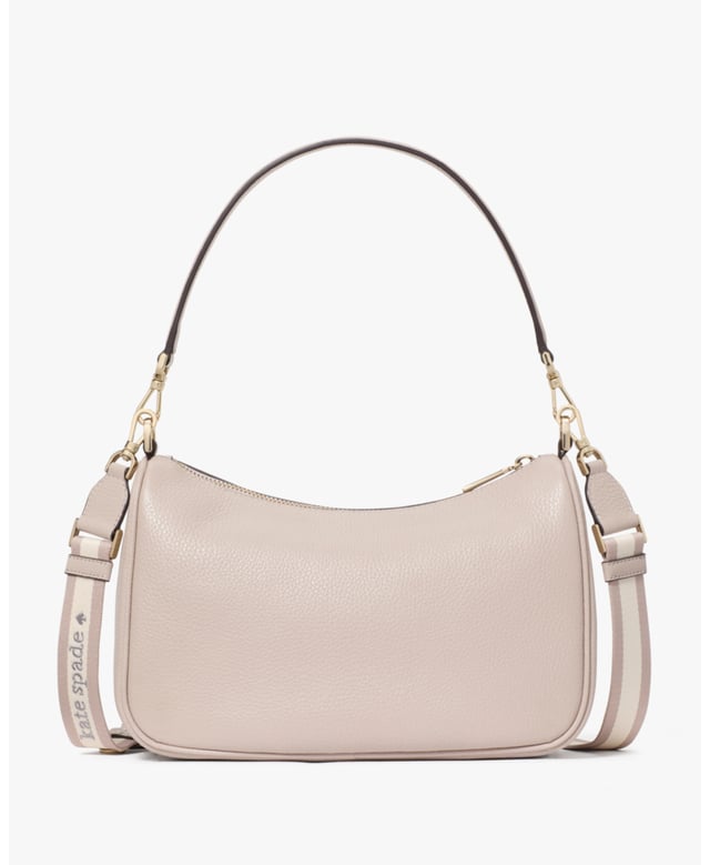 Emma Pebbled Leather Medium Shoulder Bag,  Length: 8.10 Cm,  Width: 27.00 Cm,  Height: 17.00 Cm