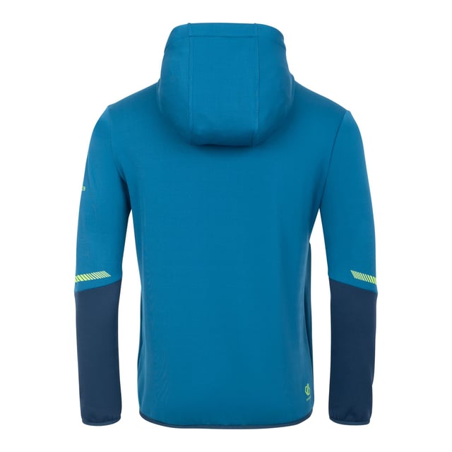 Fabric: Ilus Core Stretch. Design: Contrast, Logo. Pockets: 2 Side Pockets, Zip. Neckline: Hooded. Sleeve-Type: Long-Sleeved. Cuff: Stretch Binding. Hem: Stretch Binding. Fabric Technology: Anti-Bacterial, Antibacterial, Chemical Free, Heavyweight, Odour Control. Chin Guard, Inner Zip Guard. Sun Rating: UPF 50+. Sustainability: Made from Recycled Materials. Hood Features: Sew-On. XS: 36 in. S: 38 in. M: 40 in. L: 42 in. XL: 44 in. XXL: 48 in. 3XL: 51 in.