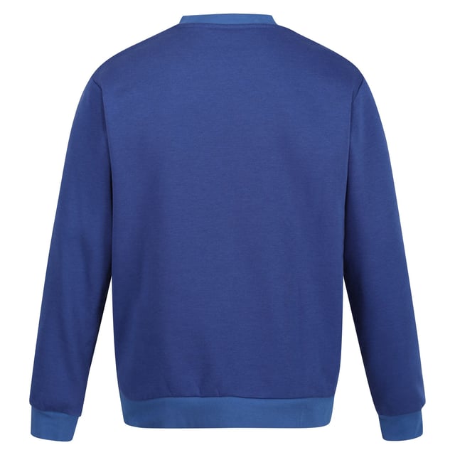 Gewebetechnik: langlebig. Materialzusammensetzung (%): 65% Polyester, 35% Baumwolle. Gewebe: Gebürstete Innenseite, Weiche Haptik. Design: Blockfarben. Zum Überziehen. Nachhaltigkeit: BCI-zugelassen, nachhaltige Materialien. Rundhalsausschnitt. Langärmlig. Bündchen: gerippt. Saum: gerippt.