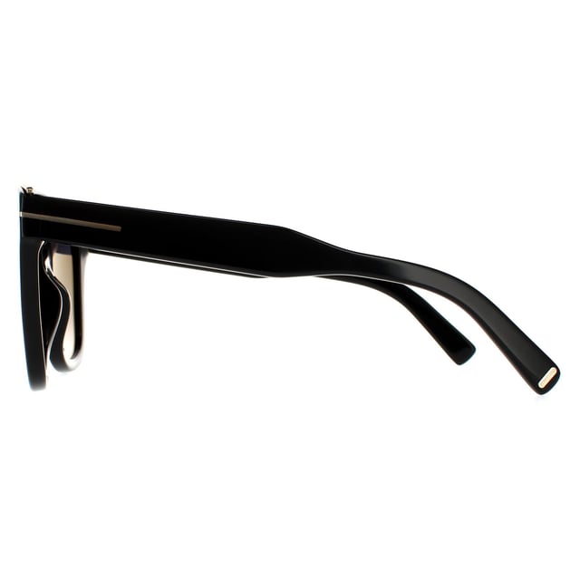 Tom Ford Square Womens Black Grey Gradient   Julie FT0685 are a classic wayfarer style crafted from lightweight acetate. The metal signature T logo that is the iconic look from Tom Ford appears on the temples for authenticity