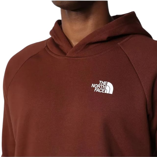The north face men's red box pullover hoodie store