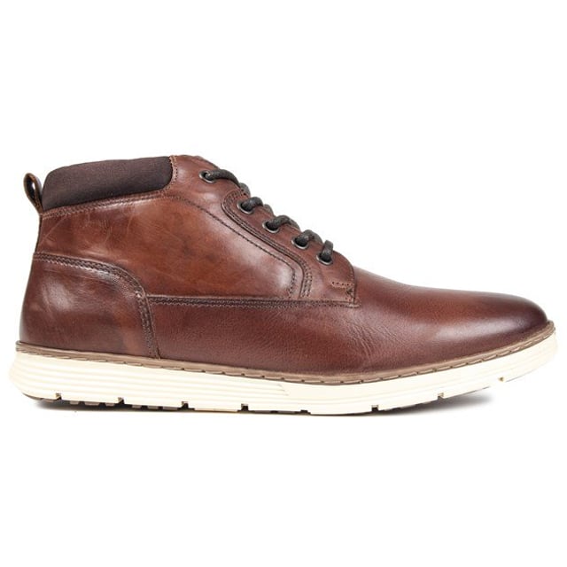 Red tape top chukka shoes