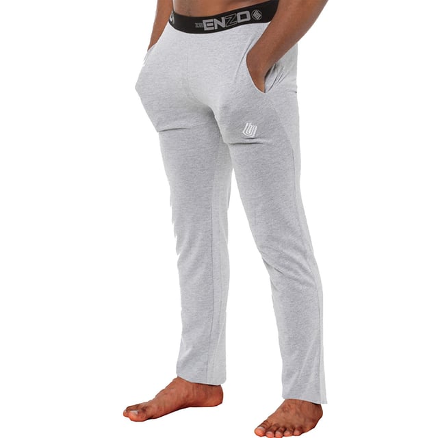 These Regular fit EZLP585 Lounge pants feature 2 side pockets with elasticated waist for comfort, cotton blend for superior comfort, minimal design for classy look.