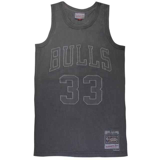 Mitchell Ness Chicago Bulls Scottie Pippen 33 Washed Out