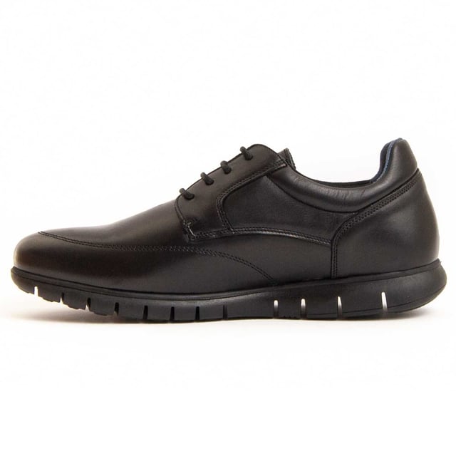 Hecho en España. Garantía Purapiel, 10 años de garantía. Zapato cómodo para hombre. Fabricado en cuero 100% natural libre de Cromo VI. Materiales de máxima calidad. Suela de goma antideslizante. Plantilla acolchada. Fabricado por otras marca para nuestra marca.