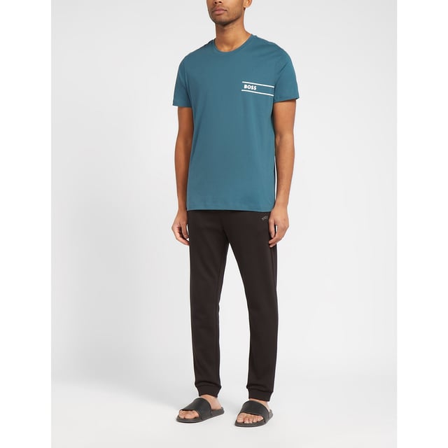 Men's Hugo Boss Round Neck 24 T-Shirt in Teal