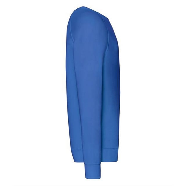 Lightweight unbrushed fleece. Raglan sleeves. Neck, waist and cuff in Cotton/Lycra® rib. Produced using Belcoro® yarn for a softer feel and cleaner printing process. Weight: 240g/m². Fabric: 80% Cotton 20% Polyester. Size: 2XL (Chest To Fit (ins): 47-49). Size: L (Chest To Fit (ins): 41-43). Size: M (Chest To Fit (ins): 38-40). Size: S (Chest To Fit (ins): 35-37). Size: XL (Chest To Fit (ins): 44-46).