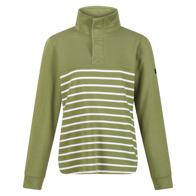 The Camiola ll women's fleece from Regatta is the perfect layer. The women's pullover fleece is made with Coolweave cotton fabric, providing a durable and comfortable fit. Pop over t-shirts for warmth on cooler days. Easy on-off wear, with flattering shaped hemline. Material: 60% Organic Cotton, 40% Polyester. Ref: RWA472P7Q.