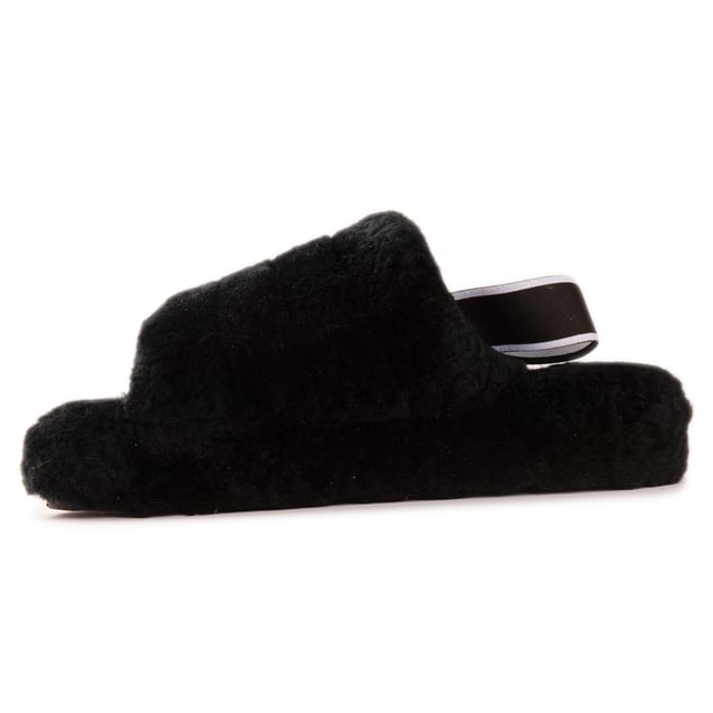 Perfecte sandaal met pantoffelgevoel
 Zacht bovenwerk van echte Australische schapenvacht
 Volledige premium schapenvacht binnenzool
 Lichtgewicht platform tussenzool voor extra demping en comfort
 Elastische band voor een gemakkelijke pasvorm
 Zachte rubberen buitenzool &ndash; zeer duurzaam en lichtgewicht
 De on trend modeseizoen stijl
 100% gloednieuw en van hoge kwaliteit, wordt geleverd in een gemerkte doos, geschikt voor geschenken
