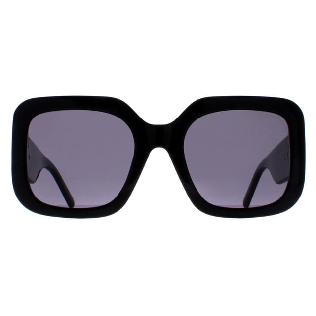Marc Jacobs Square Womens Black Grey MARC 647/S  Sunglasses are a flawless fusion of timeless elegance and contemporary style. Crafted with meticulous attention to detail, these sunglasses feature a sleek and sophisticated design, boasting a classic square frame that exudes confidence and sophistication.