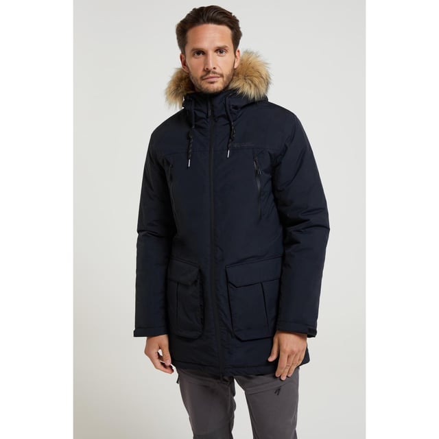Mountain Warehouse Mens Traverse Hybrid Waterproof Jacket Navy