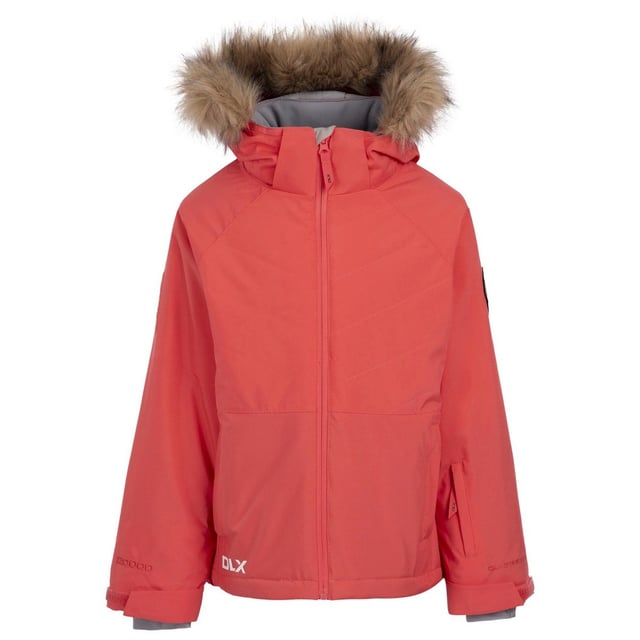 Buitenste materialen: 100% Polyester. Shell: PU-membraan. Vulling: 100% polyester. Vullen: Down-Touch. Voering: Polyamide, Polyester. Ontwerp: Logo, Tekst. Stoftechnologie: Isolerend, Waterafstotend. Manchet: Verstelbaar polsbandje, rekbaar aan de binnenkant. Kinbeschermer, afneembare sneeuwrok, gewatteerde panelen, ventilatieopeningen onder de armen, ritsen onder de armen. Halslijn: Hoge Hals, Hooded. Mouwtype: Met lange mouwen. Eigenschappen capuchon: afneembare capuchon, imitatiebontrand, drukknoopsluiting. Zakken: 2 onderste zakken, skipaszak, ritssluiting. Bevestiging: Volledige ritssluiting. Hem: Verstelbaar, trekkoord.