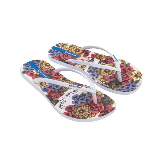 CHANCLETAS 20120 IPANEMA FRIDA KAHLO BLANCO