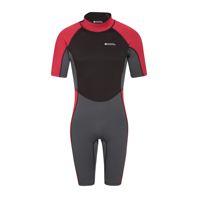 Material: Neoprene. Fastening: Back Zip. Contoured, Flat Seams, Prevents Chafing. Fabric Technology: Durable, Flexible, Lightweight. Neckline: Adjustable. Pockets: Small Key Pocket. Design: Contrast, Logo. Length: Short.