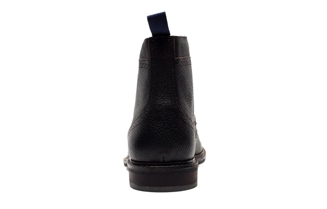 Fusing together a mid-silhouette with premium quality craftmanship for a contemporary, on-trend package, the Catesby England mens Redheugh brogue boot is the ideal choice for formal or casual wear. Crafted from a high-end leather upper and finished with leather overlays, these Catesby England boots are designed to fit and feel great around the foot, keeping feet in comfort and style throughout the day.
 - Premium leather upper
 - Classic brogue-style detailing
 - Soft textile lining
 - Full lace up system
 - Heel Pull Tab
 - Durable outsole delivers grip on a multitude of surfaces
 
 Please Note: Any excess residue which appears around the sole unit of the shoe is a natural occurrence and will not affect the performance of the boot