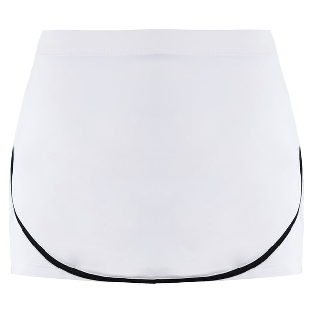 Asics Womens White Club Skort Asics Stretch Waist Graphic Logo White Womens Club Skort 121723 0001