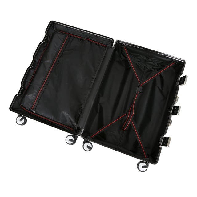 Discover the perfect blend of elegance, durability, and convenience with our Strong Hardshell Suitcase Set. Designed with a stunning finish, this luggage set is crafted for the modern traveler, offering strength and sophistication for all your journeys.

Features:
Premium Polycarbonate Shell: Lightweight yet tough, delivering exceptional protection against wear and tear.
Reinforced Aluminum Frame: Adds durability and structural integrity, ensuring long-lasting performance.
Dual Integrated Locks: Secure your belongings with two built-in combination locks for added peace of mind.
8 Smooth Dual Wheels: Provides effortless 360° maneuverability, making navigation through airports and busy streets a breeze.
Ergonomic Telescopic Handle: Designed for comfortable handling and ease of use.
Stylish Interior: Fully lined with elasticated straps, zippered compartments, and mesh dividers for organized packing.
Sizes and Specifications:
Cabin:
Dimensions: 36 x 24 x 56 cm
Weight: 2.70 kg
Capacity: 42L
Medium:
Dimensions: 43 x 28 x 65.5 cm
Weight: 4.00 kg
Capacity: 70L
Large:
Dimensions: 51 x 32 x 76 cm
Weight: 5.00 kg
Capacity: 110L
The timeless design ensures elegance while making your luggage easy to spot. Whether traveling light with the cabin size or packing for a long trip with the medium and large, this set is tailored to suit all your travel needs.

Note: This product is a Set of 3 Sizes (Small (Cabin), Medium, & Large).