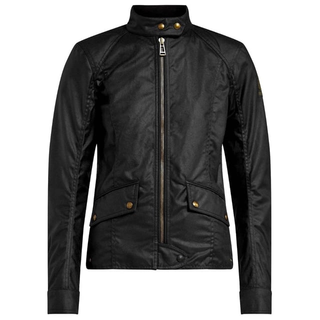 Ervaar het ultieme in veelzijdigheid en stijl met de Belstaff Black Jacket. Deze jas biedt zowel warmte als een modieus ontwerp, waardoor je moeiteloos kunt overstappen van een casual look voor overdag naar een chique avondensemble. Blijf gezellig en zie er geweldig uit met dit must-have jack!, Materiaal: 65% polyester, 35% katoen, Voering: 100% polyamide, Motorjas met verwijderbare elleboog- en schoudervullingen. Beschermd door D3O. Millerain gewaxt katoen, ritssluiting, zwarte jas, gewaxte jas, verstelbare mouwen